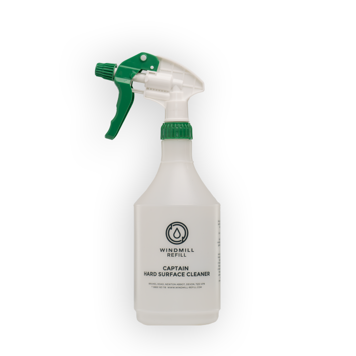 Windmill Captain Screen Printed Trigger Spray Bottle/Head - 750ml - Various Trigger Head Colours