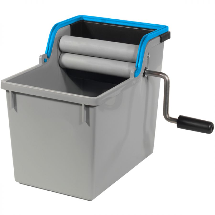 Cloth Roller Bucket with Blue Handle - 10L
