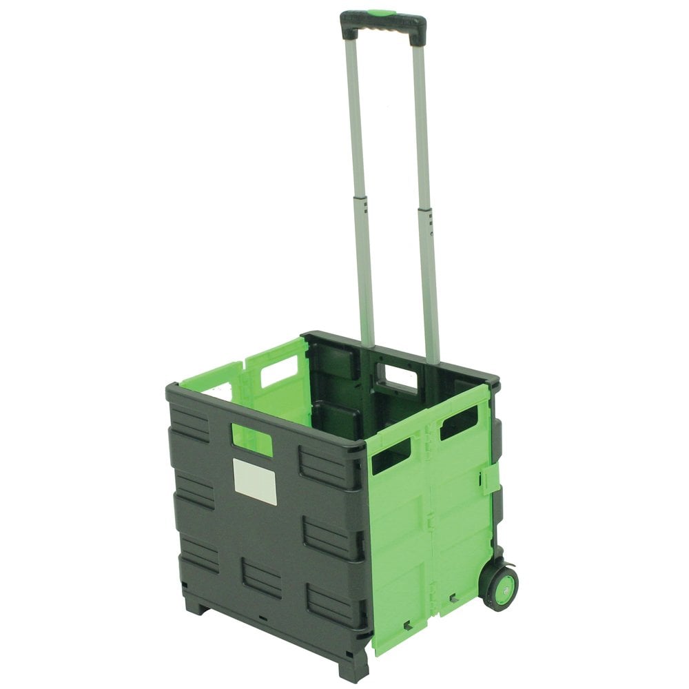 Plastic Folding Box Trolley - 35kg Capacity