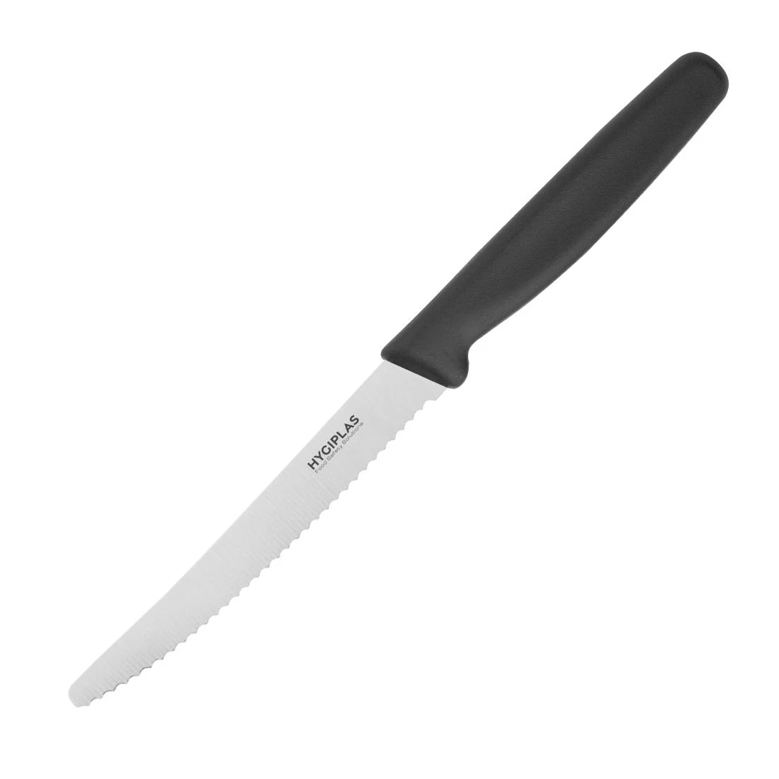Serrated Tomato Knife Black - 10cm