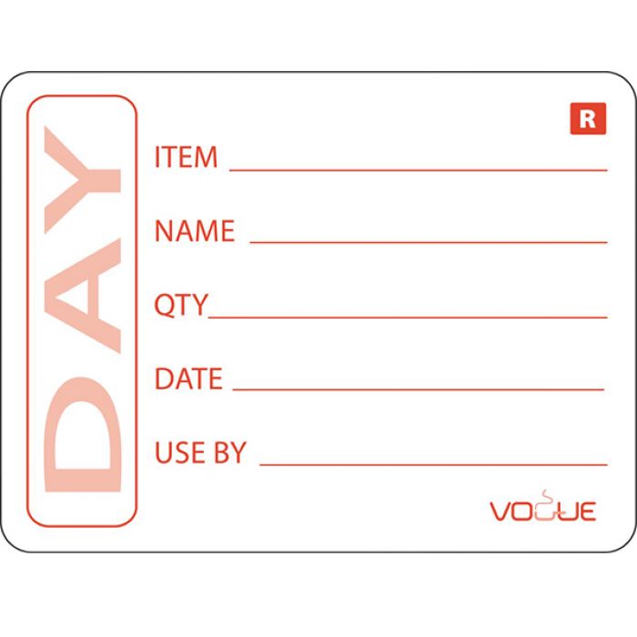 Food Date Labels - Pack of 500