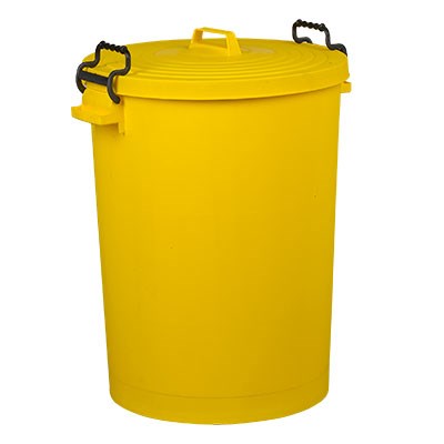 Hill Brush Dustbin with Lid - Each - 110L