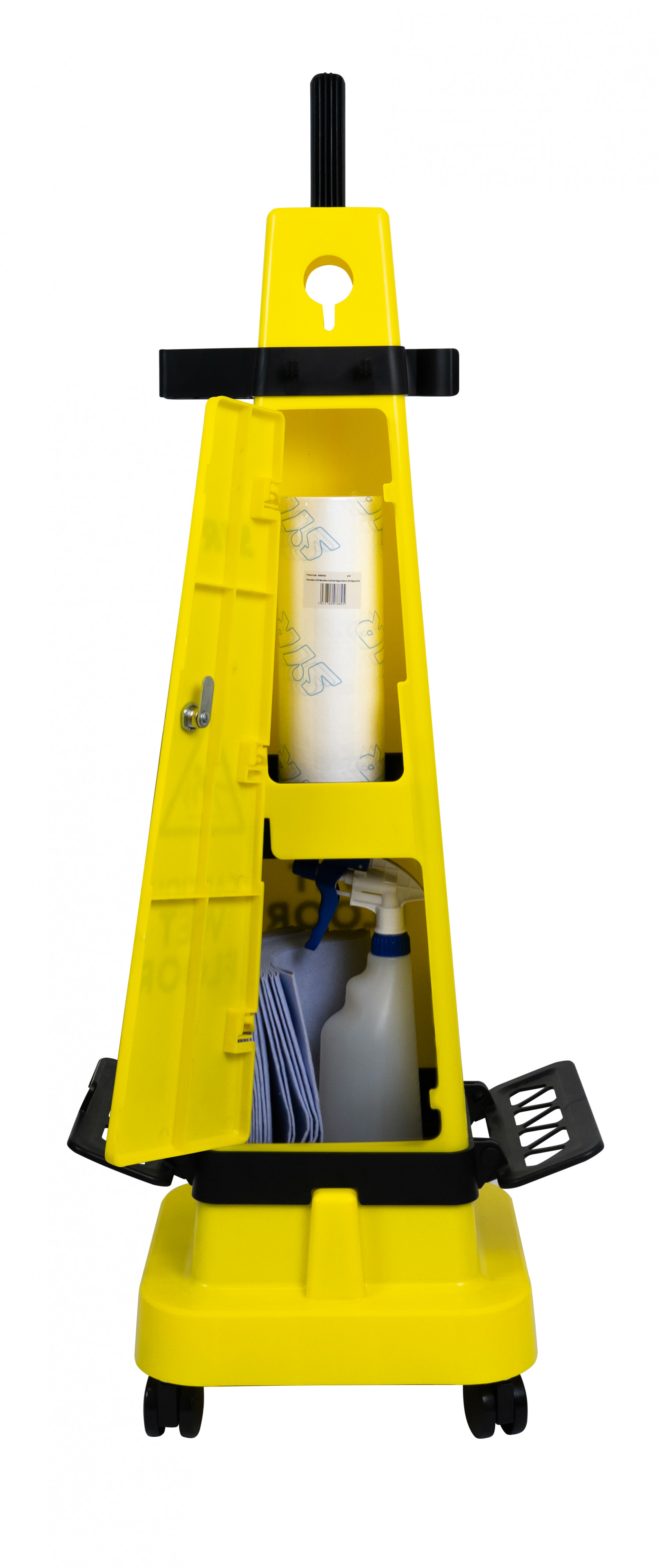 Rapid Response One - Caution Wet Floor Cone Trolley