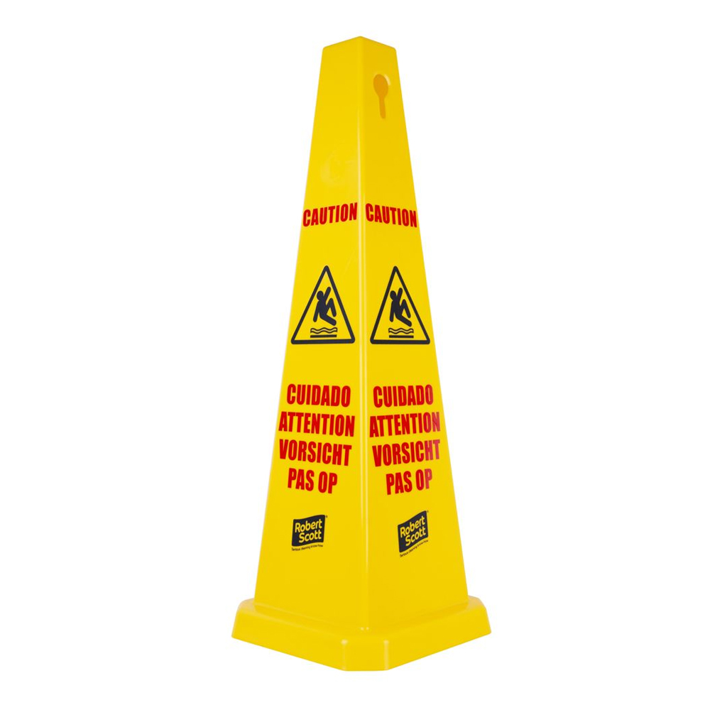 Folding Safety Sign - Wet Floor/Cleaning in Progress