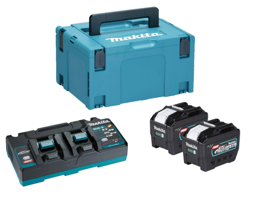 Makita XGT Power Source Kit 2 x 8.0Ah Batterie, Charger & Case