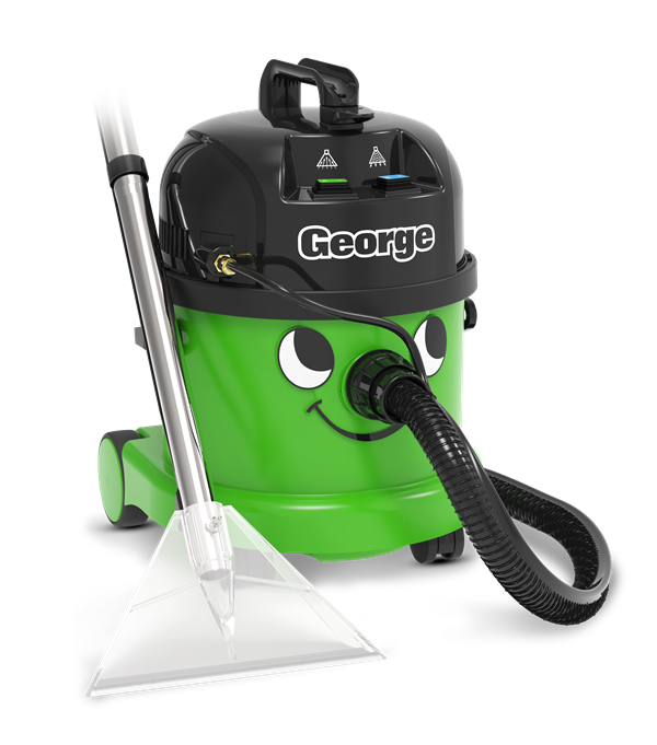 Numatic George Carpet Cleaner with Hose & Stainless Steel Wand