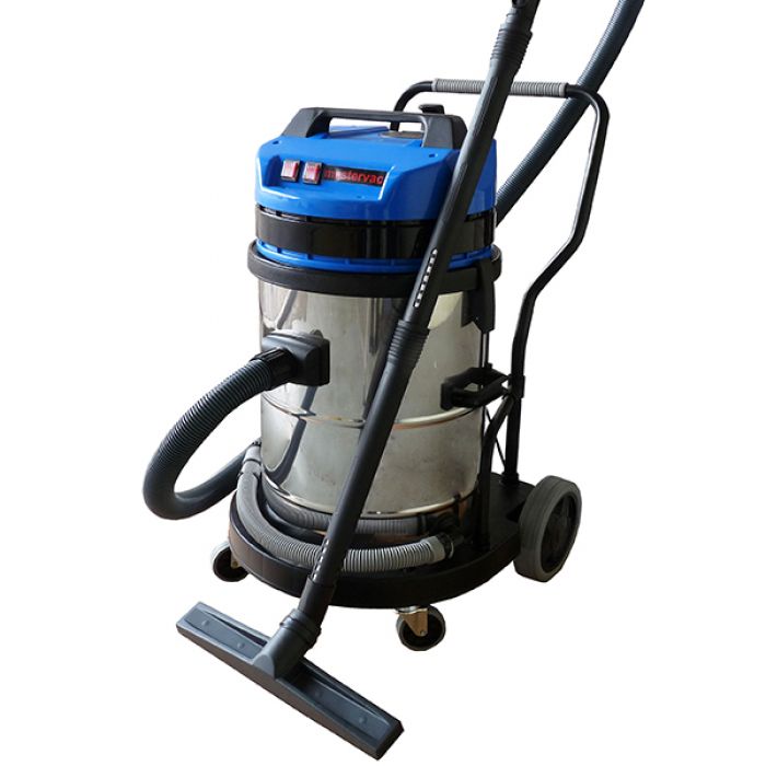 Mastervac Wetmaster 425 - Twin Motor Stainless Steel Industrial 45L Wet & Dry Vacuum Cleaner