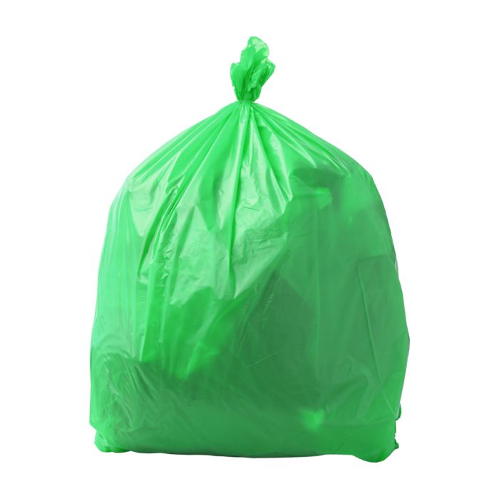 Refuse Sacks - Heavy Duty - 90L/15kg - Box of 200 - Green