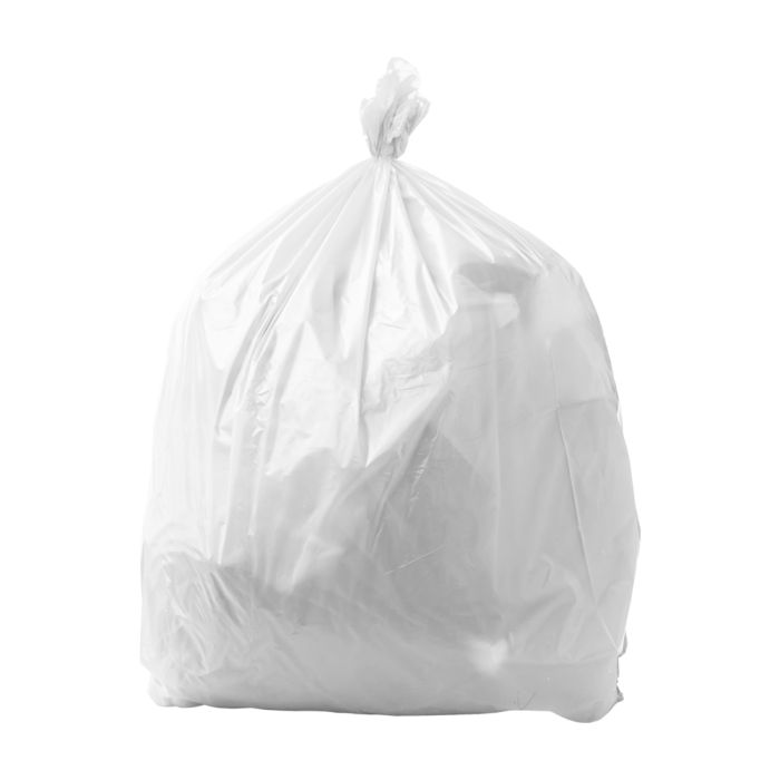 Refuse Sacks - Heavy Duty - 90L/15kg - Box of 200 - White