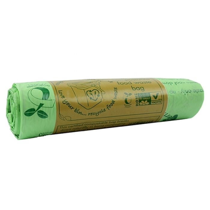 Compostable Bin Liners - 80L - Roll of 10 x 40 - Case of 400