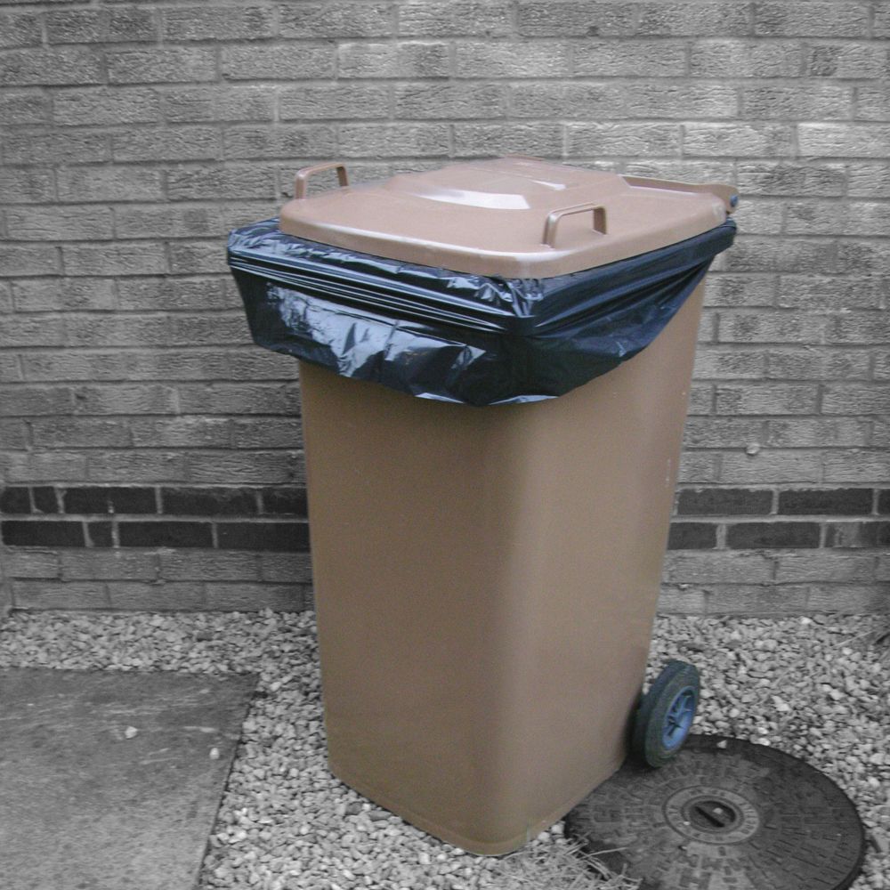 Wheelie Bin Liners - Extra Heavy Duty - 240L - Box of 100