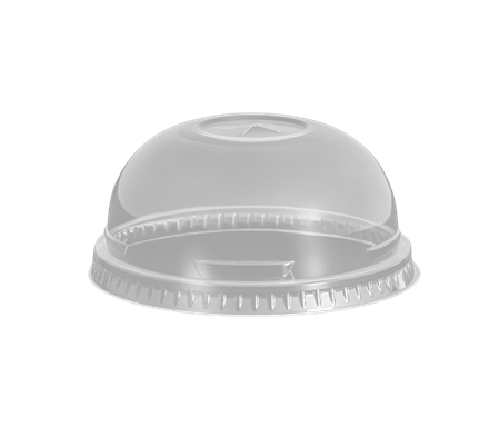 Dome Lid for Smoothie Cup - 91mm - Case of 1000