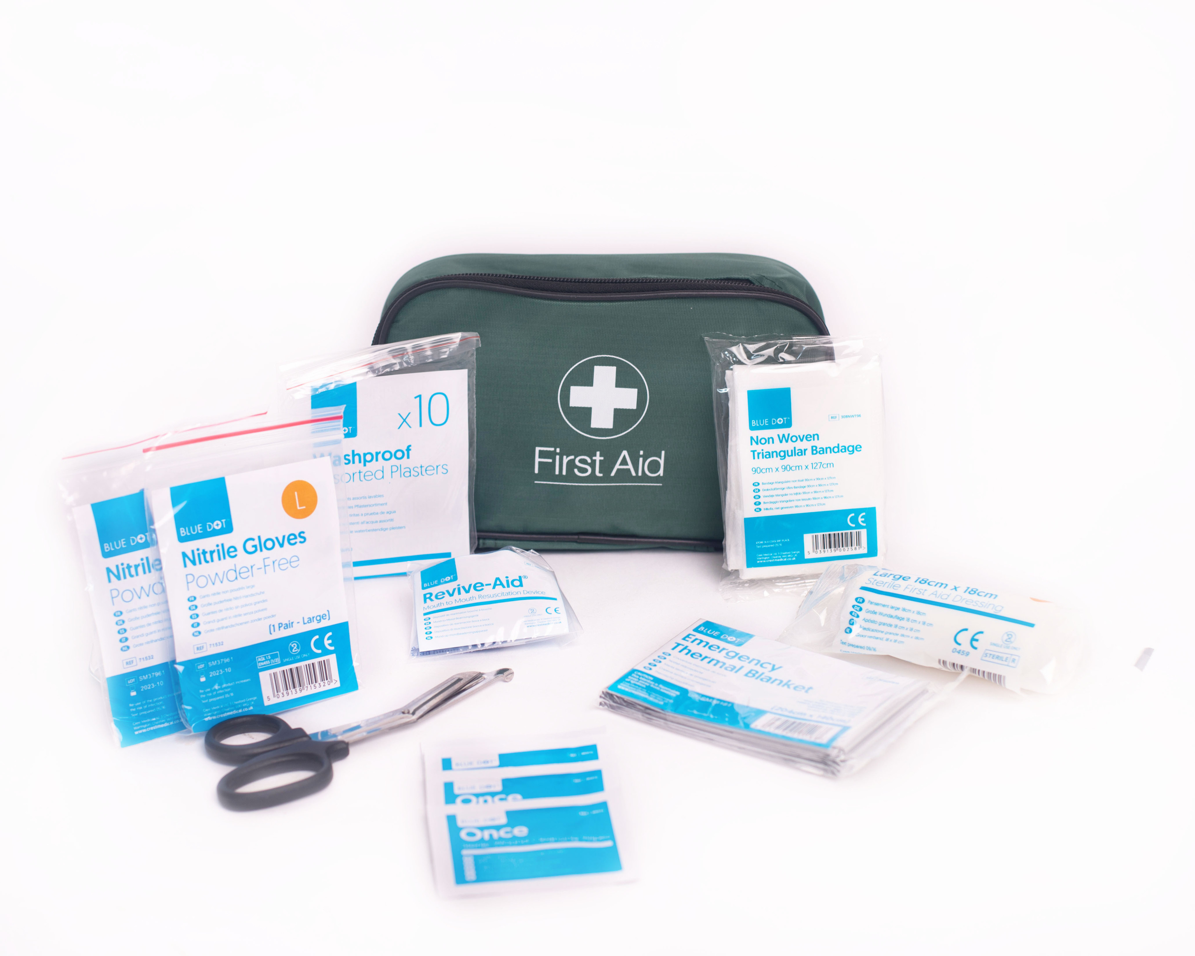 Blue Dot BS 8599-1 Personal Use Travel First Aid Kit