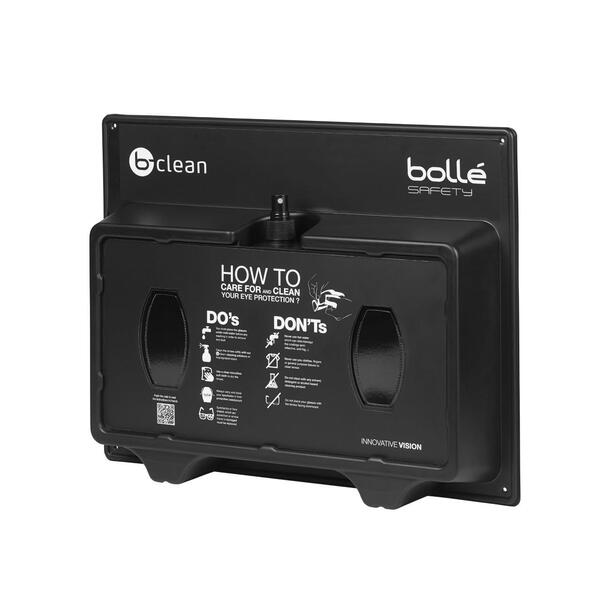 Bolle Lens Cleaning Station - Plastic Wall Mount