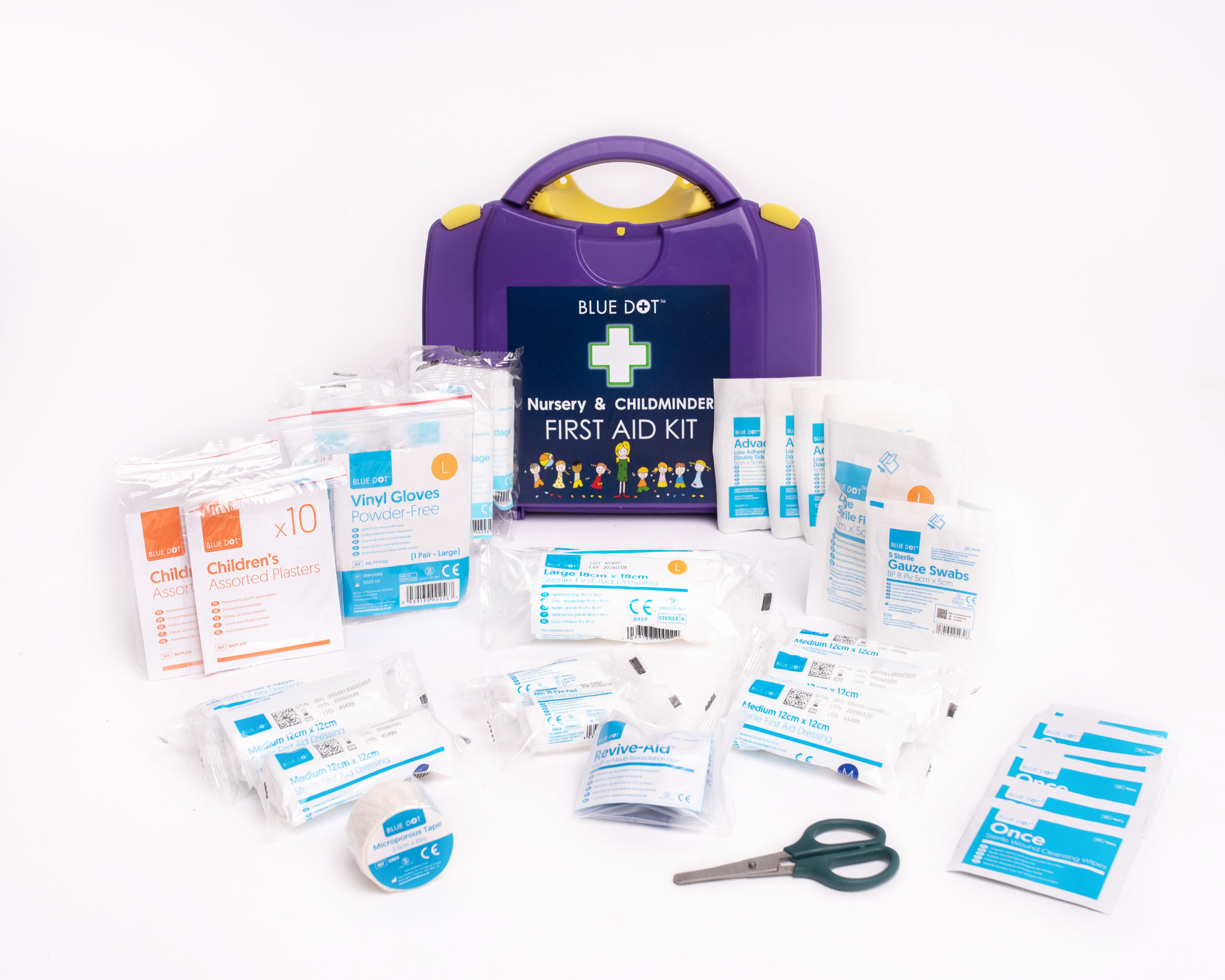 Nursery School First Aid Kit - 240 x 170 x 80mm