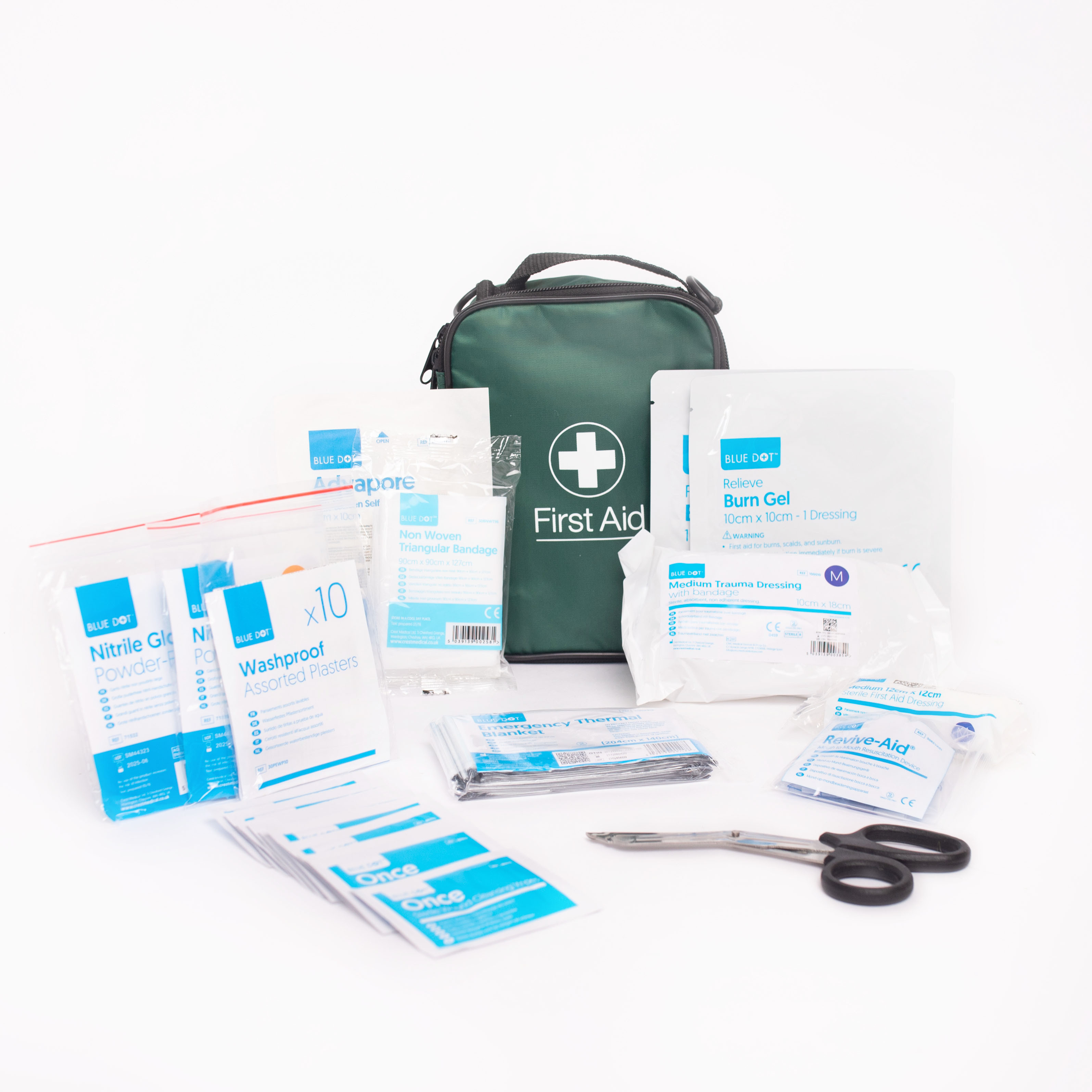 BS 8599-1 Travel First Aid Kit in Portable Bag