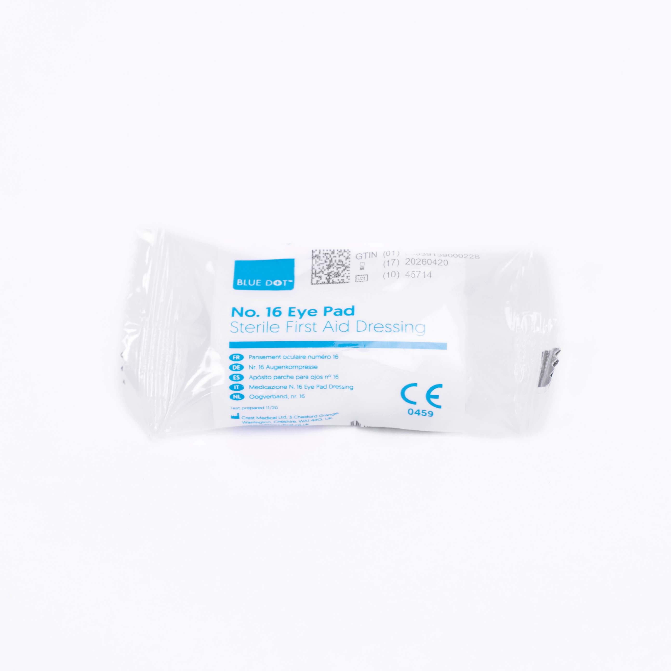 Flow Wrapped Sterile Eyepad & Bandage - No.16