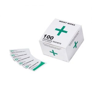 Alcohol Cleansing Swob Wipes - Box of 100
