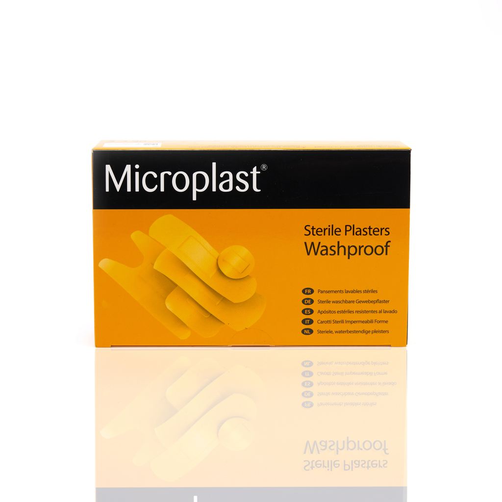 Microplast Washproof Adhesive Plasters - Assorted Sizes