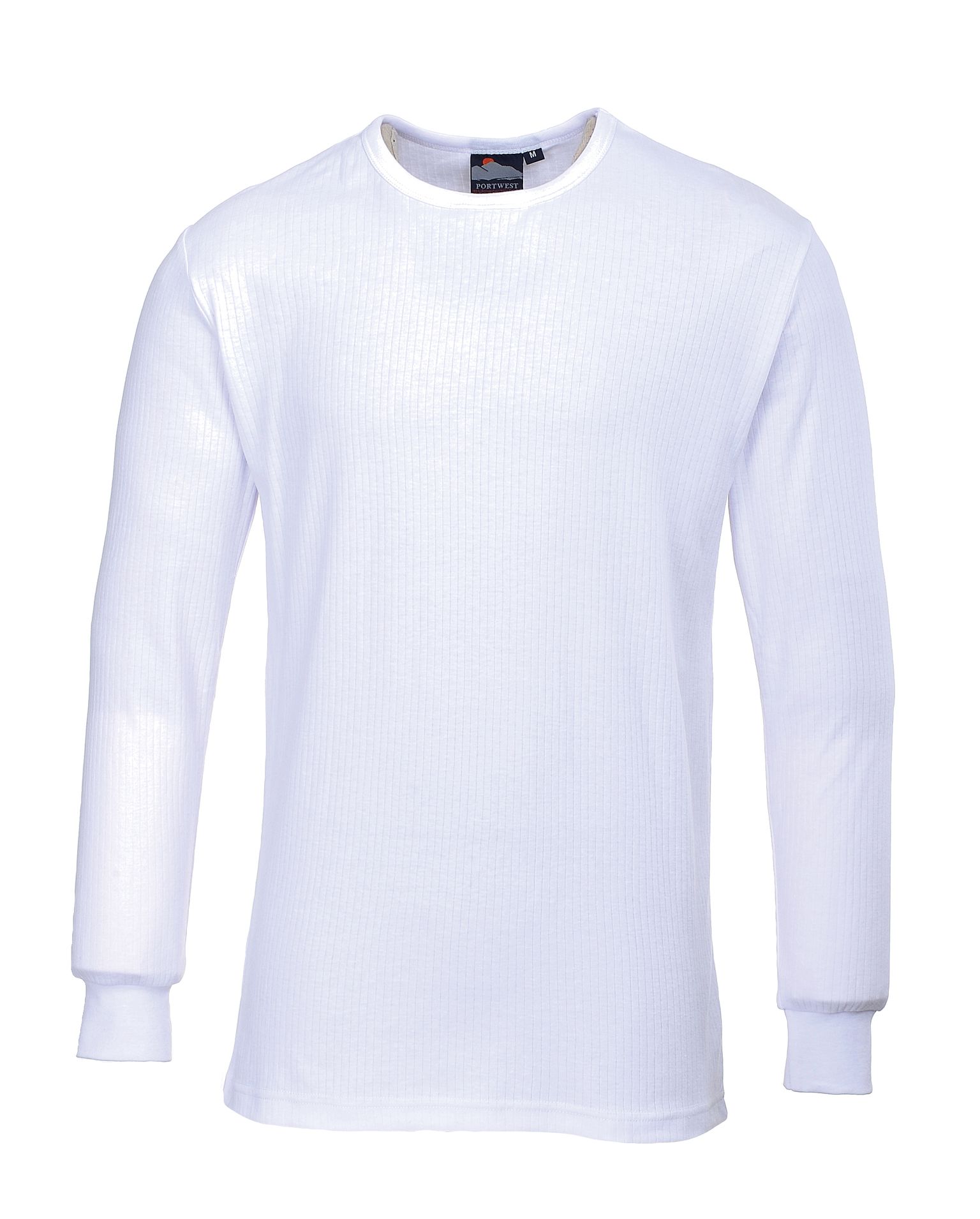 Thermal Long Sleeved T Shirt - White