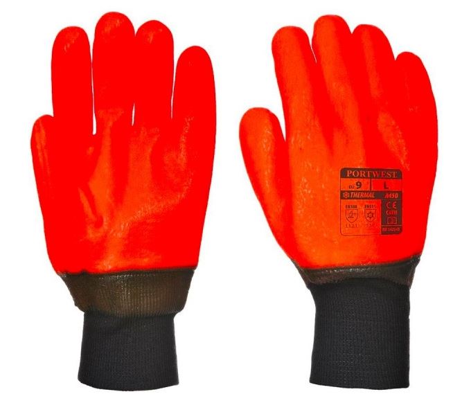 PVC Gauntlet - Red - EN388 - 4121