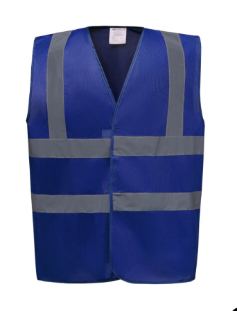 Enhanced Hi-Vis Waistcoat - Royal Blue