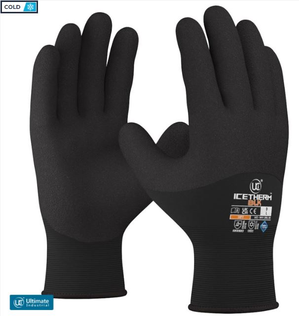 Icetherm BK Foam PVC Coated Cold Handling Glove