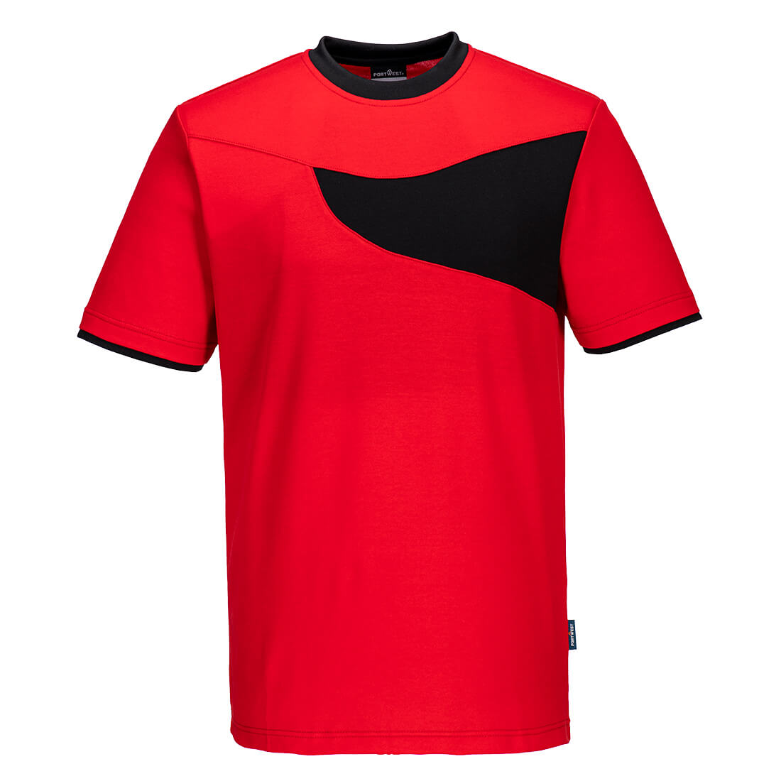 PW2 T-Shirt S/S - Red/Black