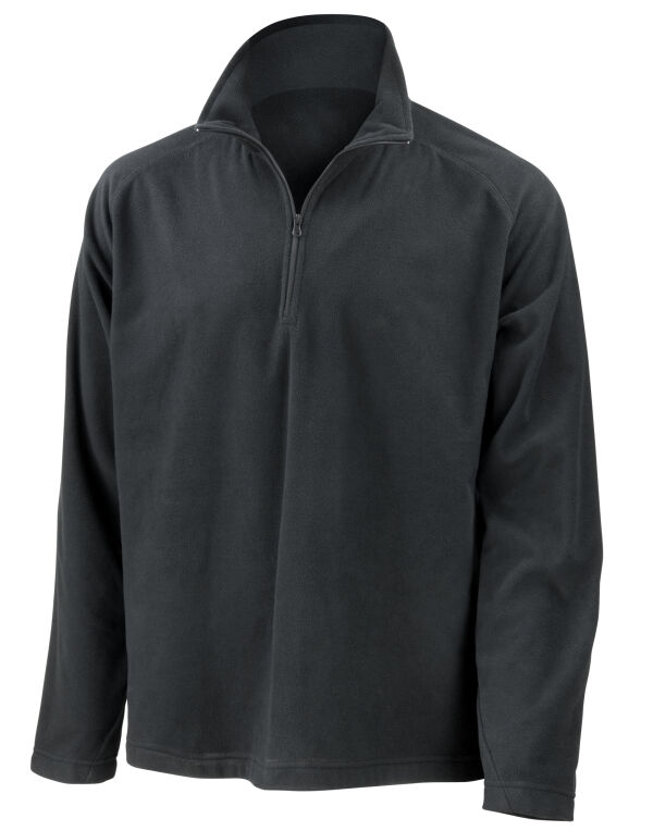 Result Core Micron Fleece 1/4 Length Zip - Black - Small