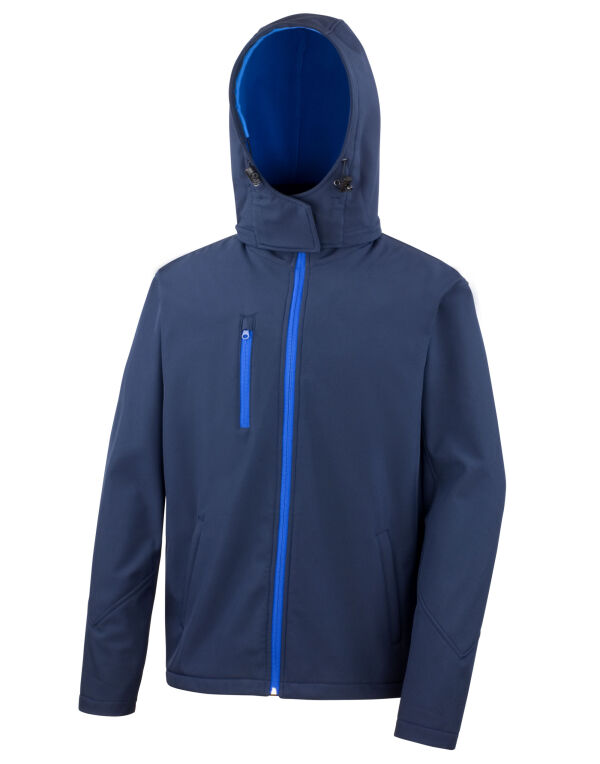 Men's TX Performance Hooded Softshell Jacket - Navy - X Large
