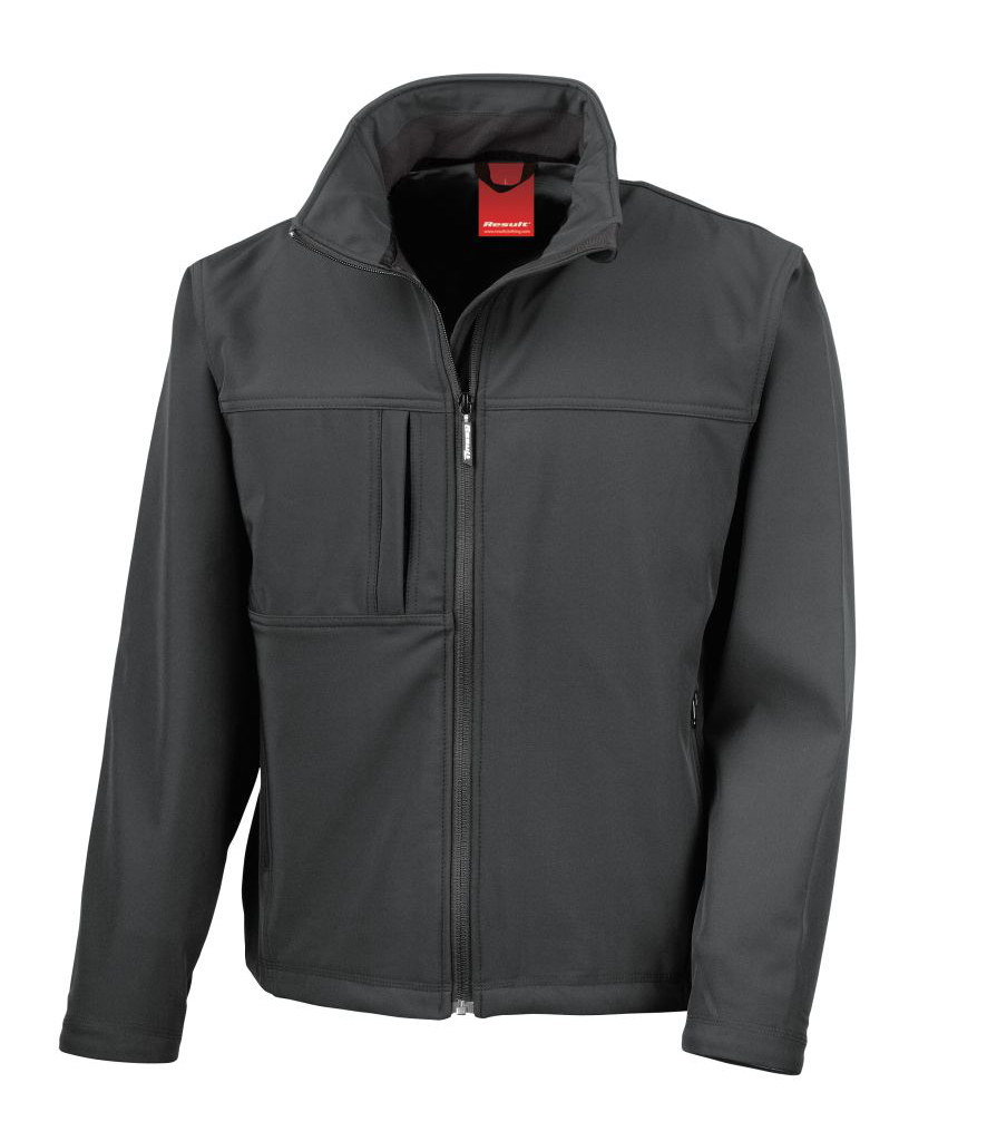 Result Softshell Jacket - Black 