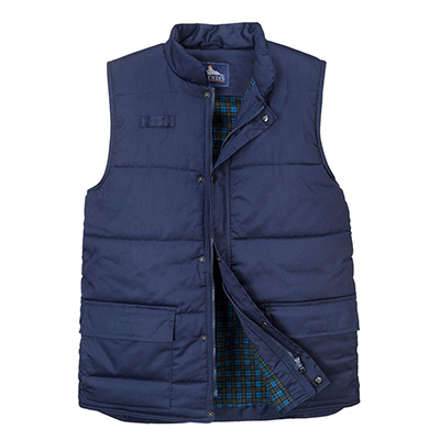 Aran Bodywarmer - Navy