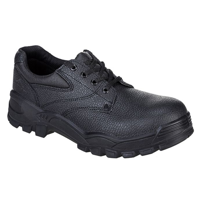 Smooth Safety Shoe - Black