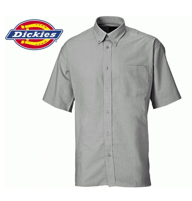 Dickies Short Sleeve Silver Grey Shirt 16"