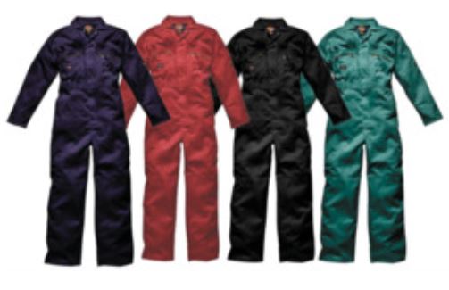 Dickies Redhawk Coverall - 260g Polycotton - 2x Zipped Chest Pockets & Kneepad Pockets
