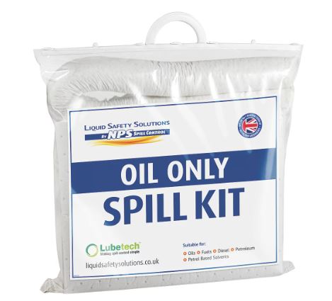 Oil Only Spill Kit in Plastic Resealable Bag - 25L