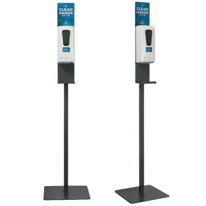 Hand Sanitiser Dispenser - Free Standing - Alcohol - inc Drip Tray