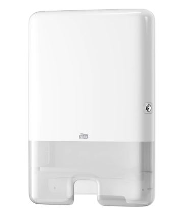 Hand Towel Dispenser - Tork H2 Elevation Xpress - Interfold - Plastic - White