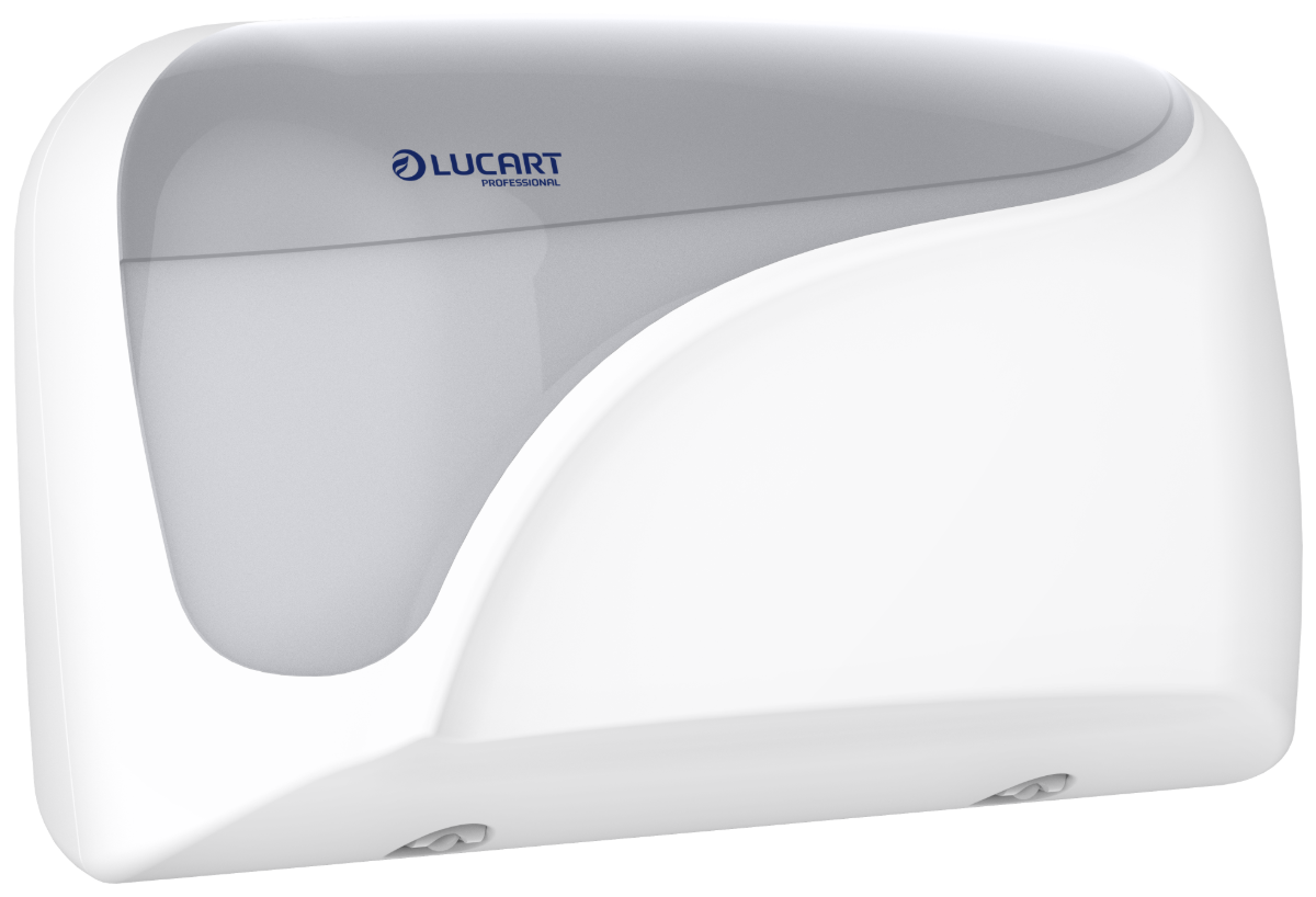 Lucart L-One Toilet Roll Dispenser - Twin Roll Dispenser - Plastic