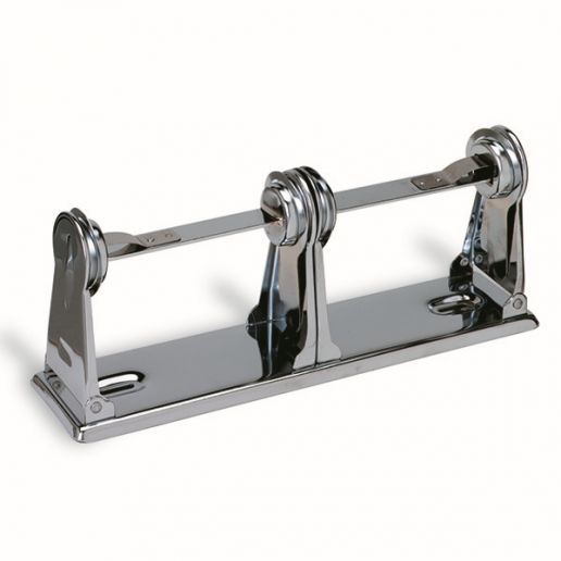 Toilet Roll Holder - Twin - Chrome