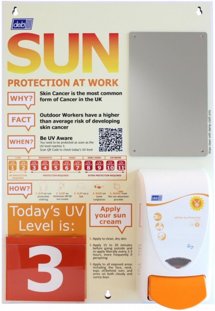 Deb Sun Protection at Work Board inc 1L Dispenser