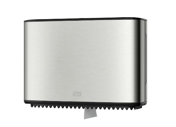 Tork T2 Mini Jumbo Toilet Roll Dispenser Aluminium (455000)