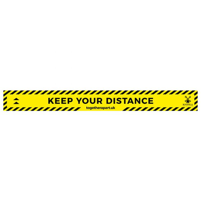 Floor Vinyl - Keep Your Distance