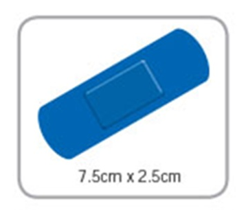 Blue Detectable Plasters - Assorted Sizes