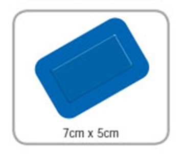 Blue Detectable Plasters - Assorted Sizes