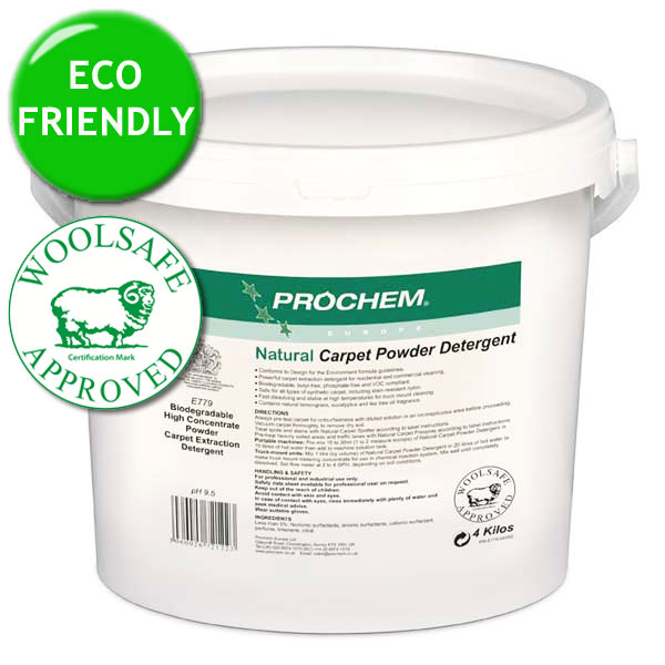 Natural Carpet Powder Detergent - Prochem - 4kg