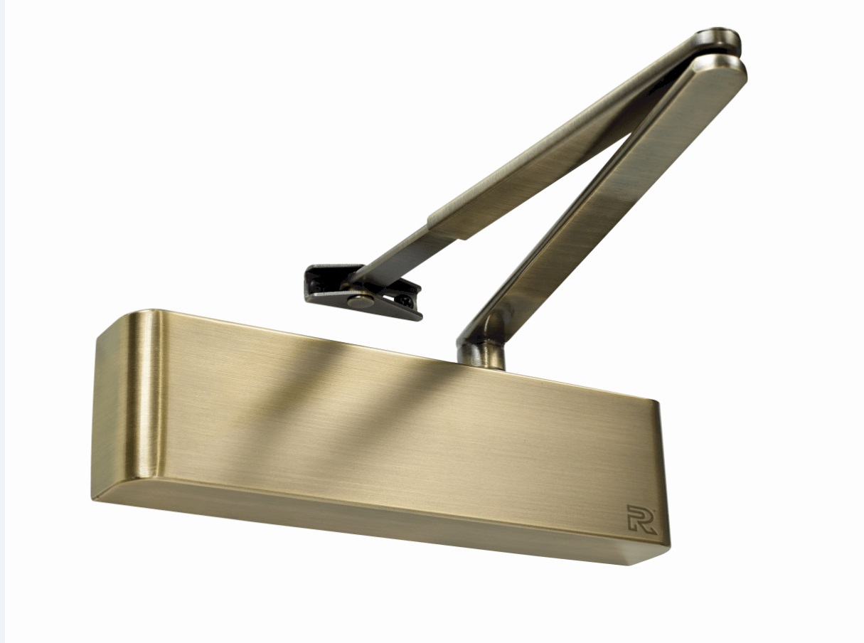 Door Closer DABC inc Semi-Radius Cover, Flatbar Armset