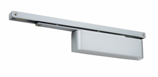 Cam Action Door Closer inc Semi-Radius Cover + Slidearm