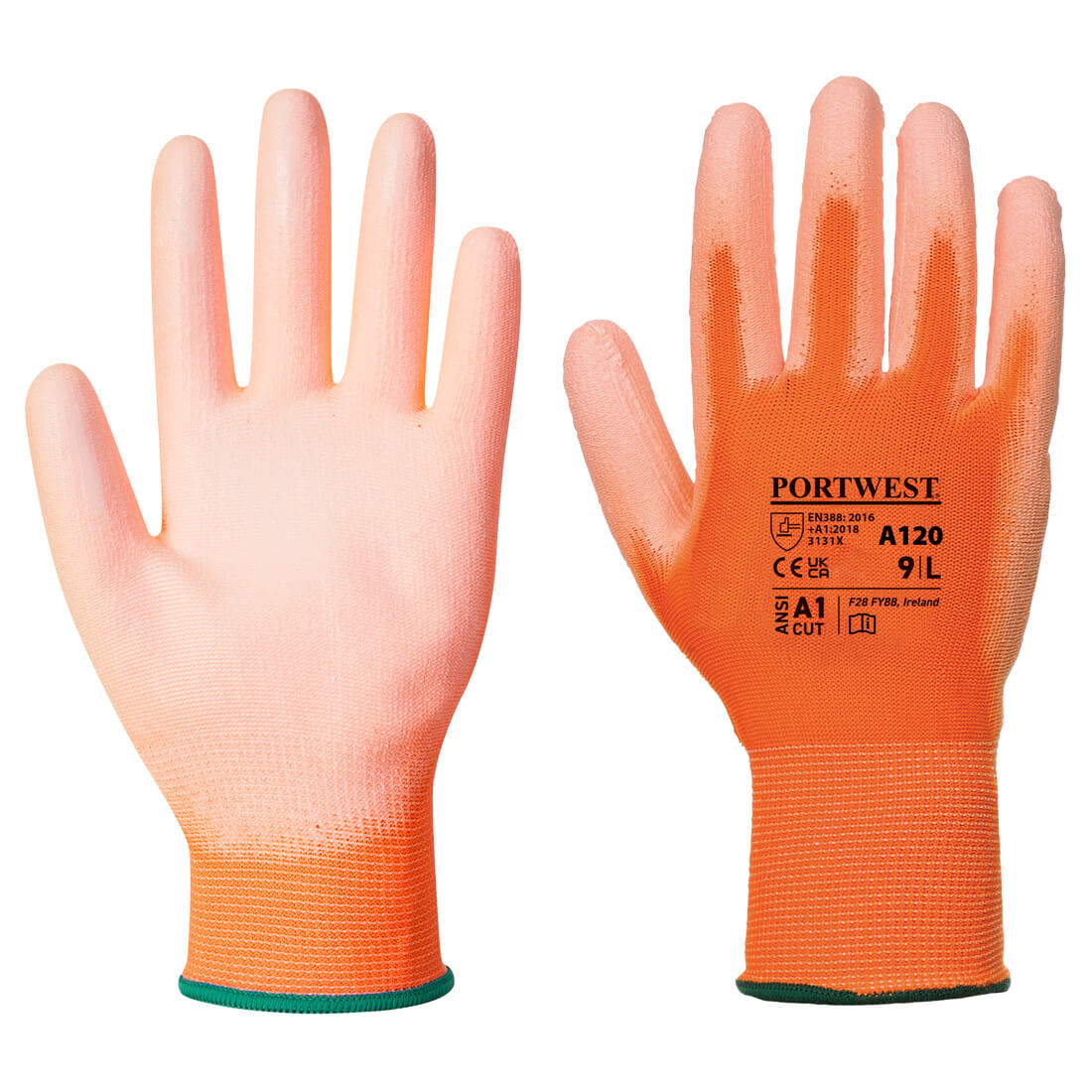 PU Palm Glove - Orange
