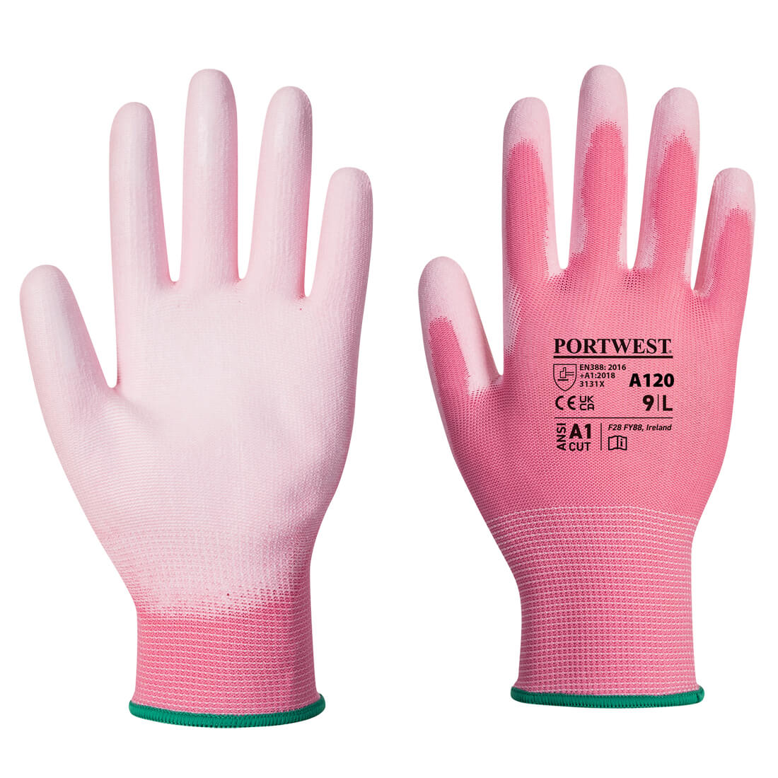 PU Palm Glove - Pink